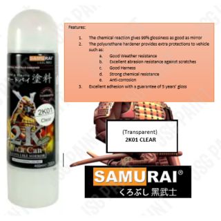 Samurai Spray Paint 2k Series 400ml