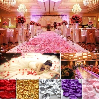 100 pcs 5*5cm Artificial decorative Petals for wedding party Romantic Artificial Rose Flower