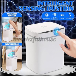 sell like hot cakesIN Stock Smart Automatic Trash Can Touchless Infrared Sensor Rubbish Garbage Bin