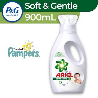 Ariel Liquid Detergent Soft and Gentle Bottle (900mL)