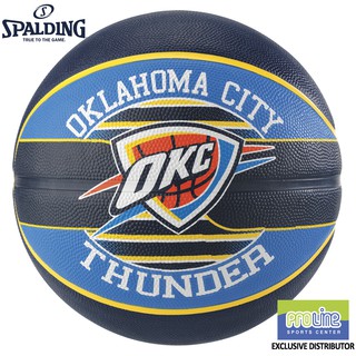 SPALDING NBA Team Oklahoma City Thunder Original Outdoor Basketball Size 7