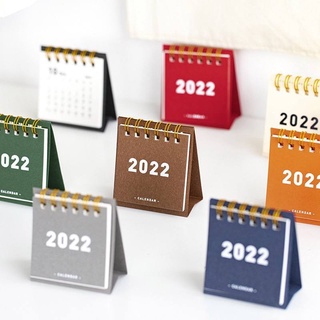 2022 Minimalist Mini Desk Calendar Annual Agenda