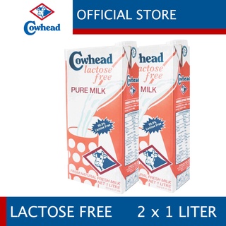 Cowhead Lactose Free Milk 1L x 2 [Cowhead - Fresh Milk - UHT - Pack of 2]
