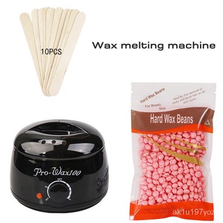 ◇ （Free rose wax beans and wooden sticks）Professional Wax Heater Warmer SPA Hair removal wax beans
