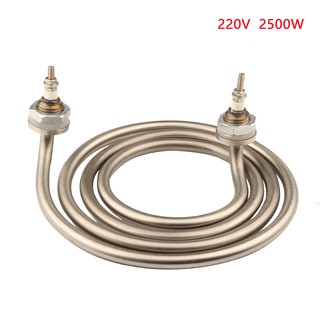 2500W 220V 4 Rings Water Heater Element SUS304 Pancake Coil 2-pin Heating Element for Barrel hwJS