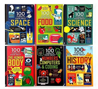 Usborne 100 Things To Know About Import Book of 6, Children 's Science Book