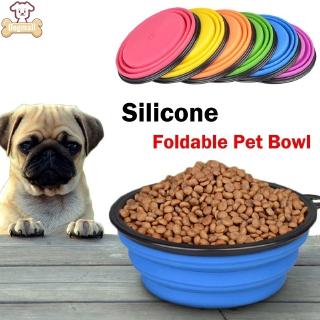 1PC Outdoor Portable Foldable Pet Feeding Bowl Water Dish Dogmall