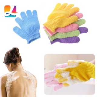 1pcs Shower Gloves Exfoliating Wash Bath Gloves kid Resistance (Random Color)