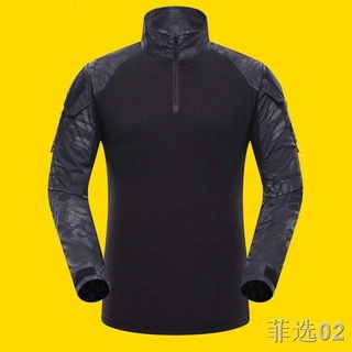 ☾﹍◑Outdoor Sports Men Military Camouflage Hunting Clothing Soldiers Combat Tactical