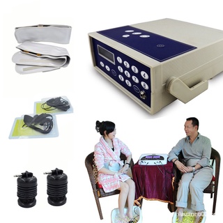 Ionic Foot Detox Machine Health Care Ion Cleanse Foot Spa Bath Band Foot Massage K34D l4BH