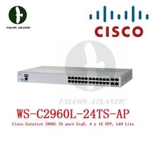 Cisco Catalyst 2960-L Switch WS-C2960L-24TS-AP , 24 port GigE, 4 x 1G SFP, LAN Lite RW2d