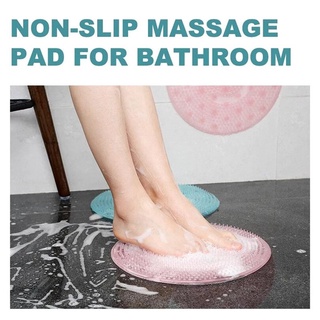 foot cushion▪♤Silicone Massage Pad Non-Slip Lazy Bath Foot Back Strong Suction Cup Floor Cushion Sho
