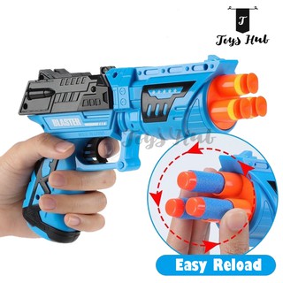 New Blaster Shooting Toy with 12 Refill Soft Foam Darts for Kids Toys