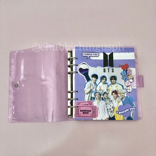 BTS Inspired A5 size Binder Sets - Borahae Collection (5)
