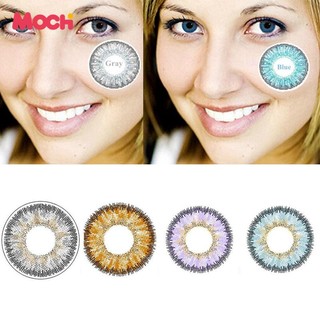 MOC 1 pcs Color Blends Pure Contact Lenses Soft 0° Blue (pls order two)
