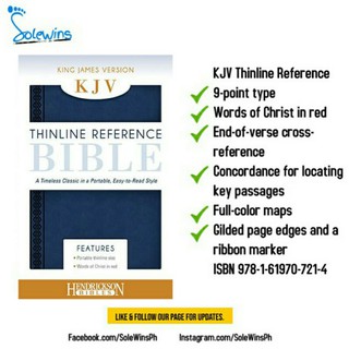 KJV Thinline Reference Bible FREE BIBLE COVER