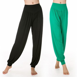 Yoga Pants Women Plus Size Bloomers Dance Yoga TaiChi Full L FUWE (1)