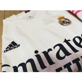 20/21 Real Madrid Home Jersey Men Short Sleeve Football Jersey Tops+Shorts Soccer Jersey Suit Jersi