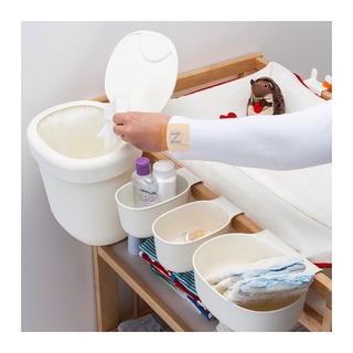 Ikea Onsklig Baby Diaper Changing Table Basket Contents 4 (1)