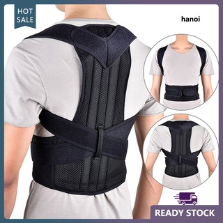 HN♥Adult Unisex Adjustable Shoulder Back Support Posture (1)