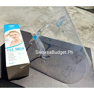 SALE:Original Heng De Faceshield with box- Dual side peel-off film face shield with SECURE PACKAGING (8)