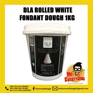 DLA Rolled White Fondant Dough 1kg