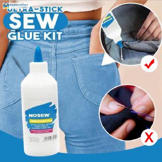 Ultra-stick Sew Glue Durable Stitch Liquid Sewing Glue Universal for Fabric