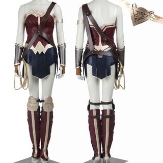 Halloween Party Bat VS Superhero Diana Prince Cosplay Costume Wonder Girl Battle Clothing Adult