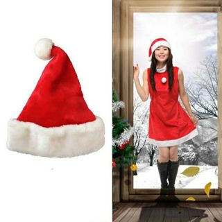 Plain Santa hat red for adult and kids (7)