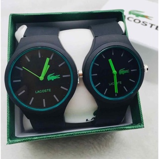 Couple Watches❦✢❆LACOSTE Watch Mens Watch for Men Ladies Watch for Women with Free Box and Battery L