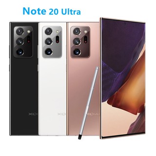 Note 20 ultra 6.9 inch mobile phone 8GB+128GB Android phone sale Fingerprint and Face ID smartphone