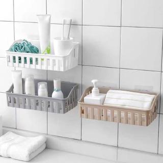 Bathroom Kitchen Shelf Suction Cup Rack Organizer Storage Wall Basket Shower S2D1