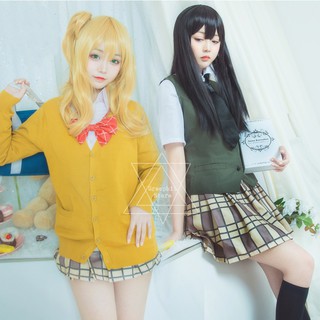 1 Set Anime Citrus Aihara Yuzu Aihara Mei Taniguchi Harumi Cosplay School Uniform Women Girls Dress Cute Clothing New