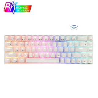 Royal Kludge RK68/RK855 Hot-swappable Dual Mode Bluetooth USB C RGB Backlit Mechanical Keyboard