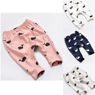 Lovely Baby Kids Girls Boys Clothing Whale Printing 100% (1)
