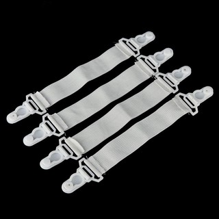 COD 4 Pcs Bed Sheet Mattress Fasteners Elastic Grippers Blankets Clip Holder Strap