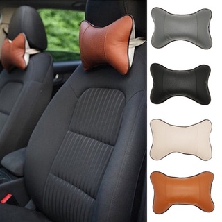 Car Seat Pillow Leather Auto Supplies Neck Pillow Auto Safety Headrest