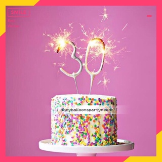 sparkling number candle cake candle star heart sparkling birthday wedding partyneeds decorations