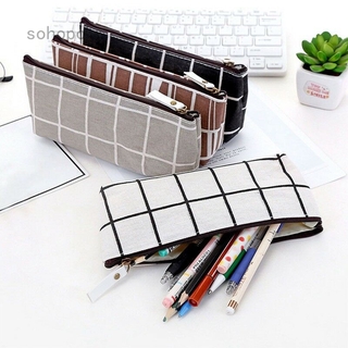 Sohopo Stationery Canvas Pencil Case school Pencil Bag pencilcase Office Supplies