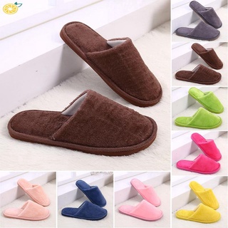 slip on shoes✸▩Mens Womens Indoor Slippers Soft Comfy Winter Warm Home Bedroom Slip On Shoes