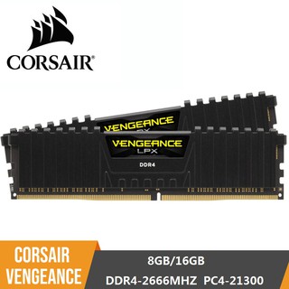 insCORSAIR Vengeance LPX RAM DDR4 8GB 16GB DDR4 2666Mhz PC4-21300 computer Desktop RAM memory 16GB