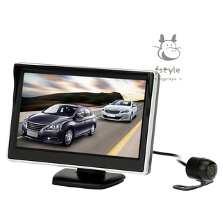 5 Inch TFT LCD Display Monitor Car Rear View Backup Reverse System + HD Parking Camera