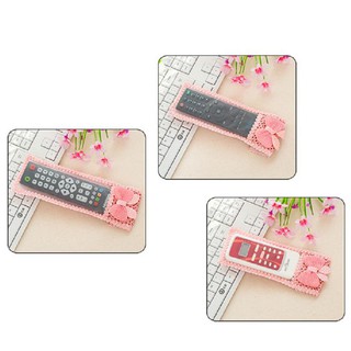 📺 🌼3 Sizes TV Remote Control Anti-dust Bow-knot Cover Bag🔥 (6)