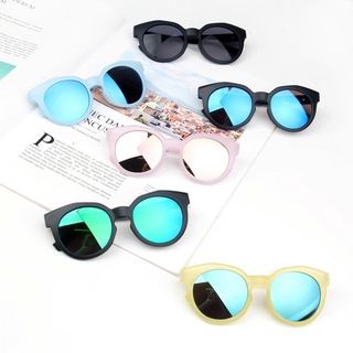 YGT Candy color frosted Korean children's sunglasses, colorful reflective lenses, UV protection sunglasses, baby sunglasses