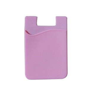 [COD&ReadyStock] Simple Cell Phone Adhesive Silicone Card Pocket Money Pouch Case for Cell Phone (9)