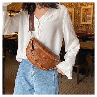 Korean Sling Belt Waist Bag Casual Body bag Quality Leather Women Sling Shoulder Bags (6)