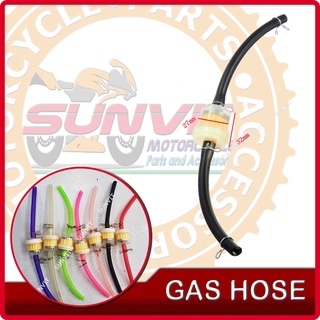 MOTORCYCLE GAS HOSE WITH FILTER