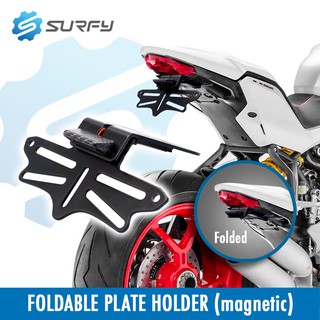 Magnetic Plate Holder Foldable With Light Universal Made In Thailand