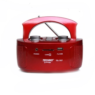 Ready stock Techno Tamashi TS-707 AM/FM Radio Player w/ USB/SD Card Slot