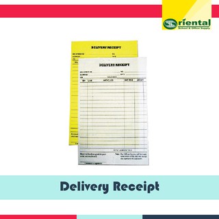 Delivery Receipt - Resibo with duplicate - 50 sheets per pad- Sold per pad (1)